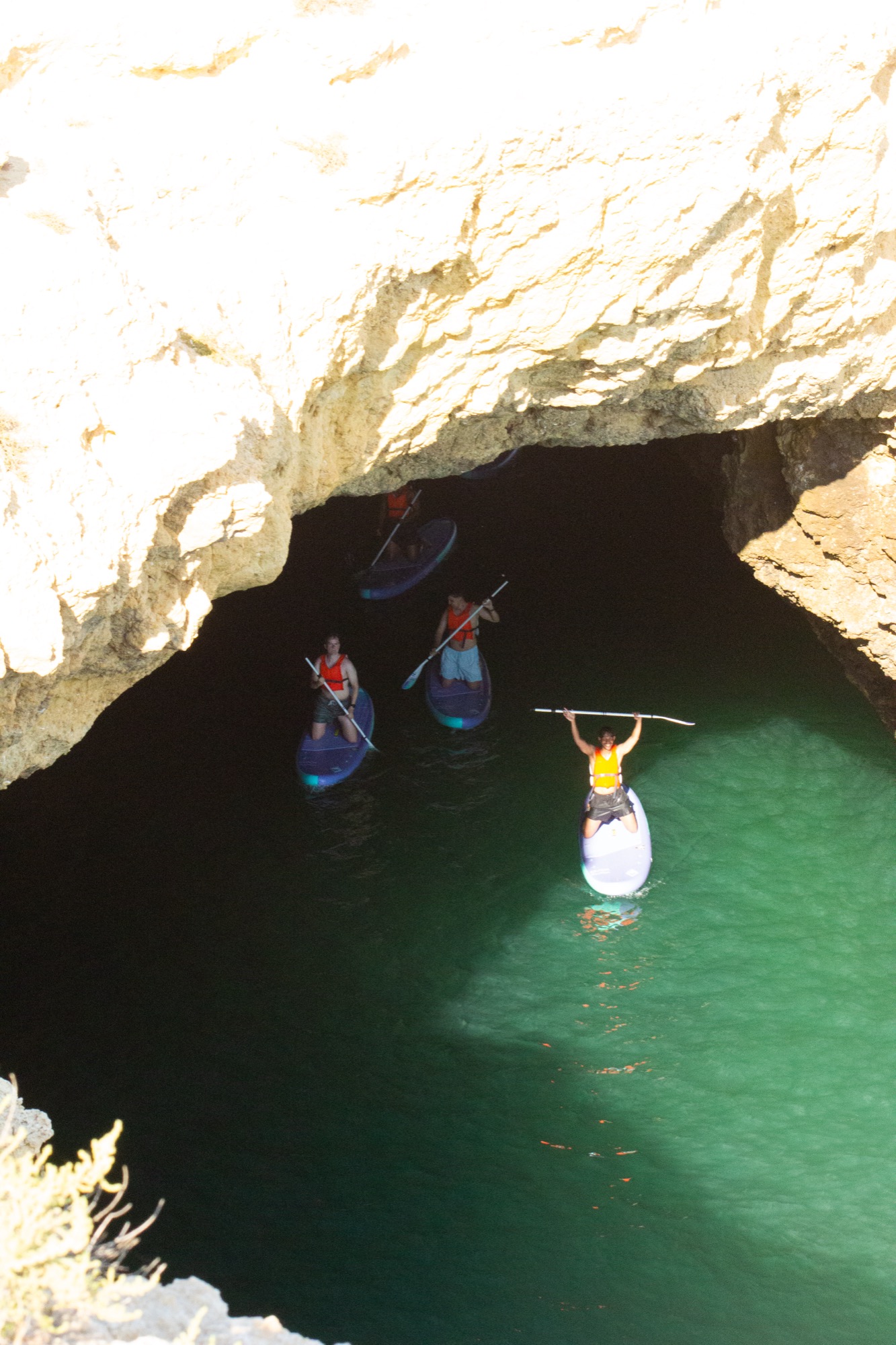 SUP tour sea caves Albufeira